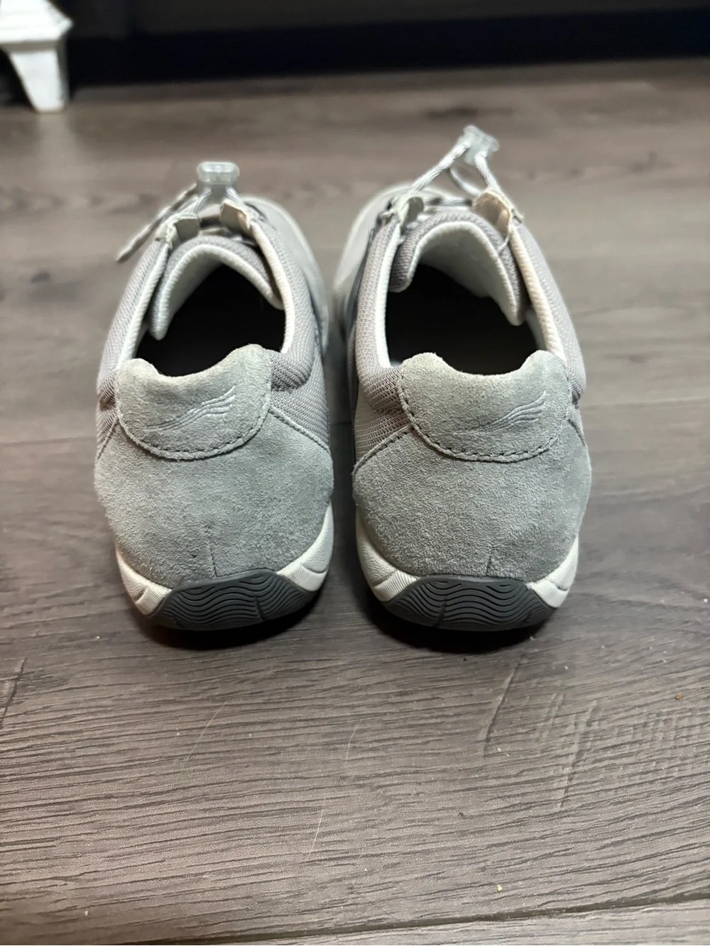 Dansko Grey Suede Henriette Sneakers Comfort Medical Arch Support Quick Lace